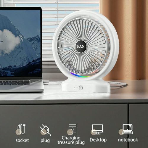 High Speed Tornado Desk Fan 10 Inch - Image 4