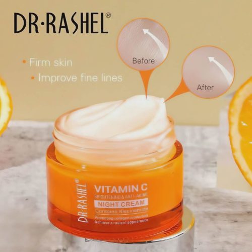 DR.RASHEL Vitamin-C Night Cream- 50gm - Image 5