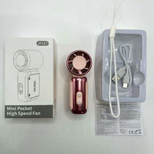 High-Speed Portable Digital Display Pocket Mini Handheld Small Fan-(3600 mAh) - Image 13