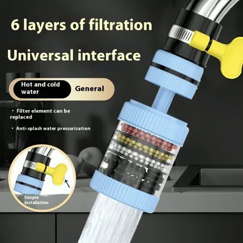 6 Layers Universal Kitchen Faucet Purifier Tap Filter - Image 2