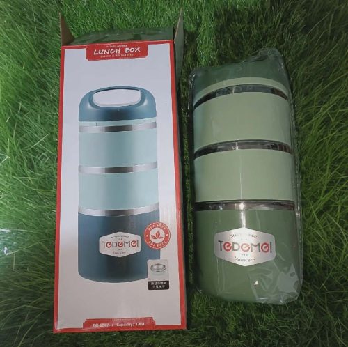 Tedemoi Lunch Box-Big Size (3 Bati) - Image 2