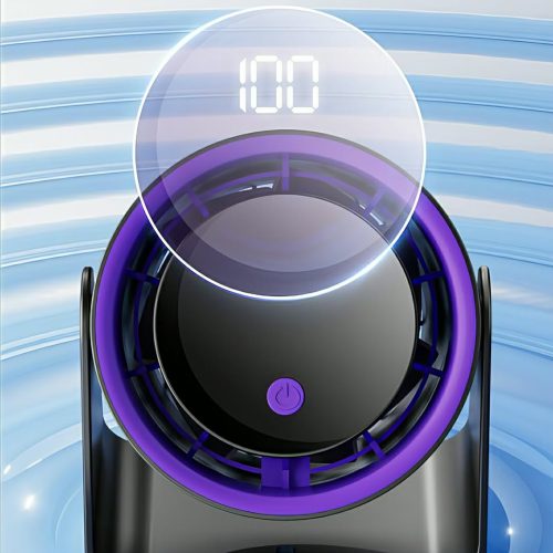 Multi-Function High-Speed Turbine Digital Display 100-Speed Ice Circulation Desktop Fan (Big Size) - Image 6