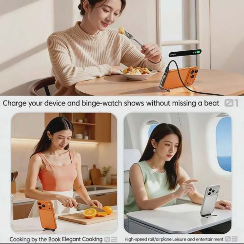 Type-C Charging Bracket Adapter with 240W Fast Charging Support Foldable Mounting Stand - Image 3