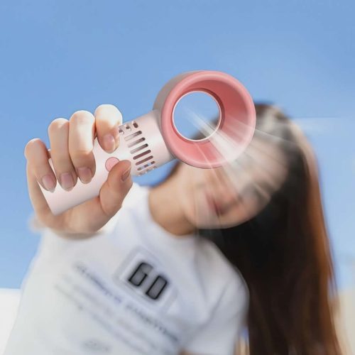 Bladeless Mini High-Speed Desktop Fan With 3 Speeds - Image 2