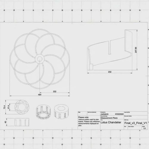 Blooming Lotus Lamp Shade - Image 6