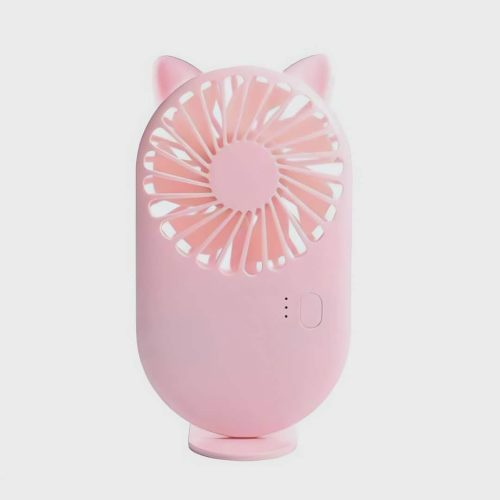 Slim Flap Pocket Mini Handheld Fan With Mobile Stand - Image 10