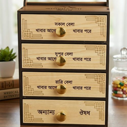 Medicine Box Wood - 4 layer - Image 2