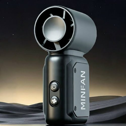 High-Speed Portable Digital Display Pocket Mini Handheld Small Fan-(3600 mAh) - Image 9