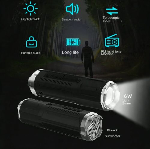 Wireless Stereo Flashlight Speaker-SY-322 - Image 4