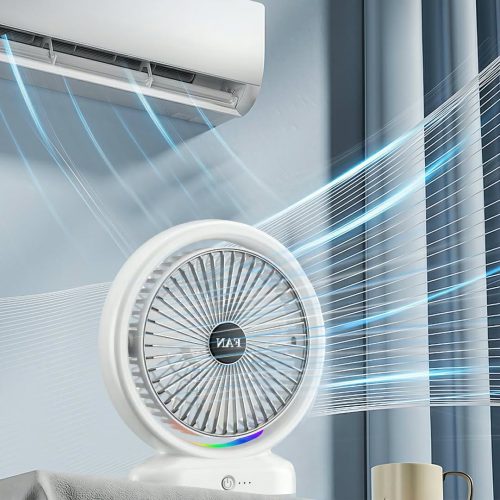 High Speed Tornado Desk Fan 10 Inch - Image 3