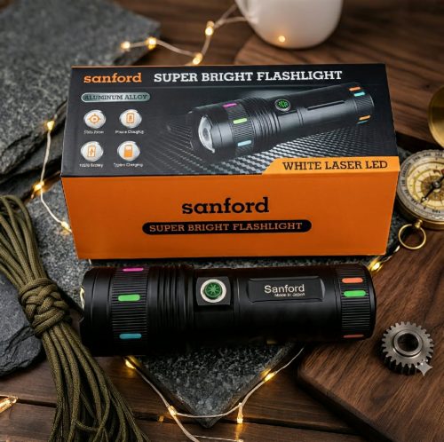 Sanford Super Bright Flashlight 30000-50000 mAh - Image 2
