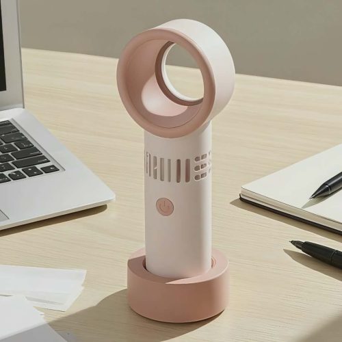 Bladeless Mini High-Speed Desktop Fan With 3 Speeds