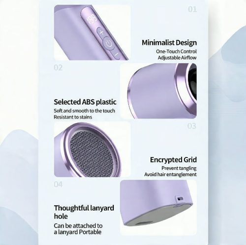 Premium High Speed Small Wind Cannon Turbine Handheld Refrigeration Small Violent Mini Portable Handheld Fan-24000 RPM - Image 3