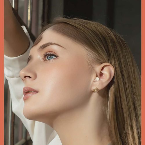 Mini Ultra-Small Hidden Side Sleeping Comfortable Wireless 5.3 Noise Reduction Bluetooth TWS - Image 2