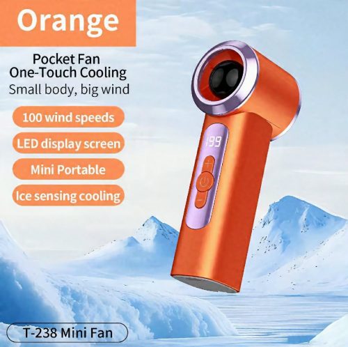 Premium High Speed Small Wind Cannon Turbine Handheld Refrigeration Small Violent Mini Portable Handheld Fan-24000 RPM - Image 8
