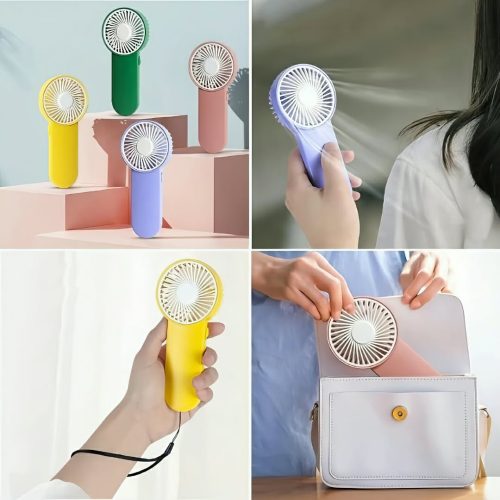 Battery Powered High Speed Mini Portable Slim Handheld Fan - Image 4