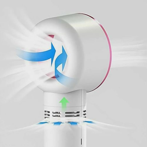 Bladeless Mini High-Speed Desktop Fan With 3 Speeds - Image 7