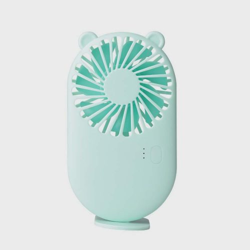Slim Flap Pocket Mini Handheld Fan With Mobile Stand - Image 9