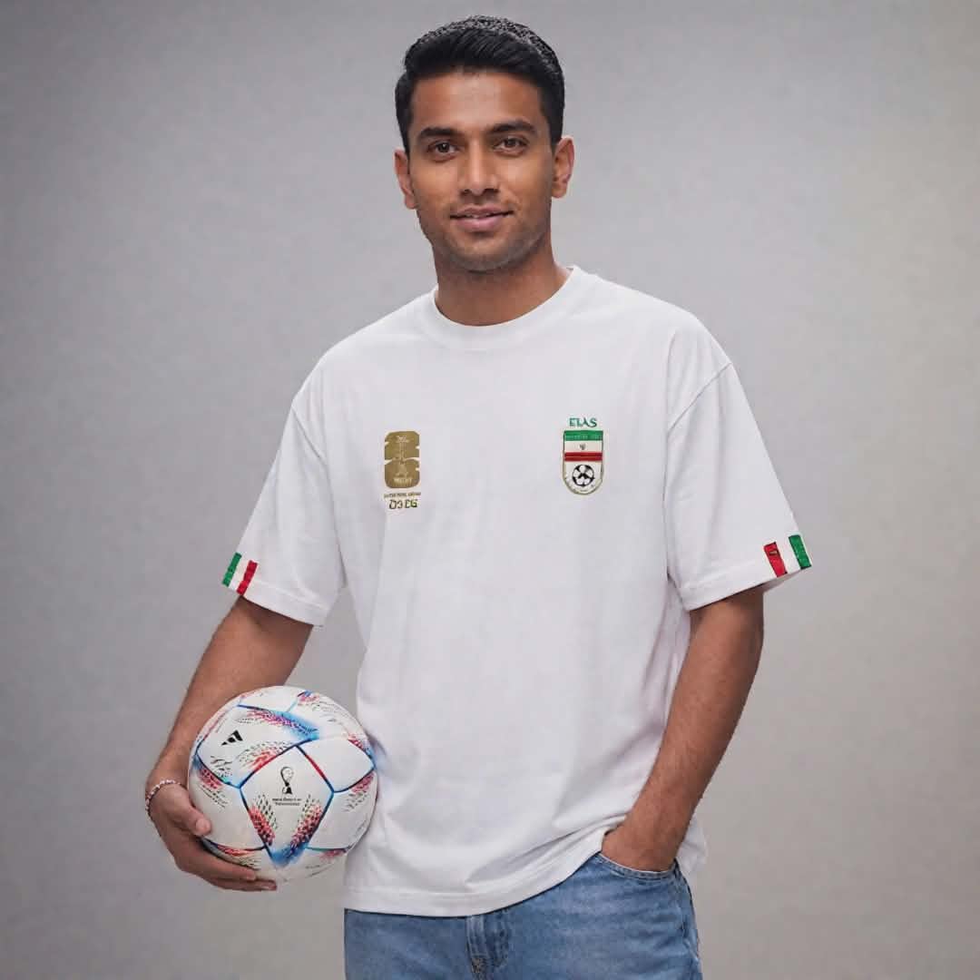 Messenger_creation_EC90A107-5906-4126-8F6B-2EDCD2721F88 Football World Cup Fan Oversized T-Shirt Collection - Image 1