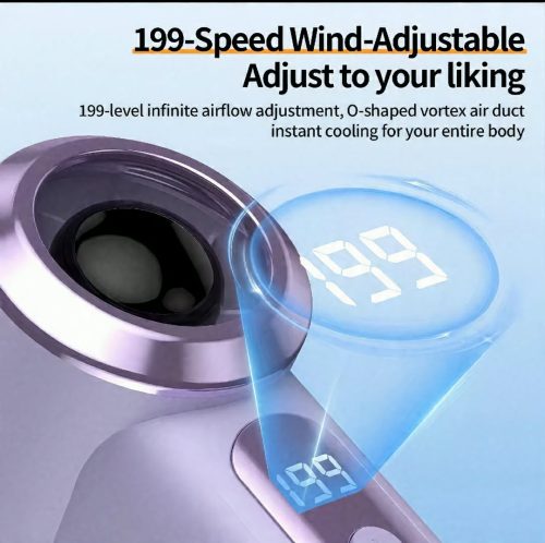 Premium High Speed Small Wind Cannon Turbine Handheld Refrigeration Small Violent Mini Portable Handheld Fan-24000 RPM - Image 4