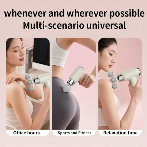 9 Head Deep Tissue Facial Massage Gun - Image 5