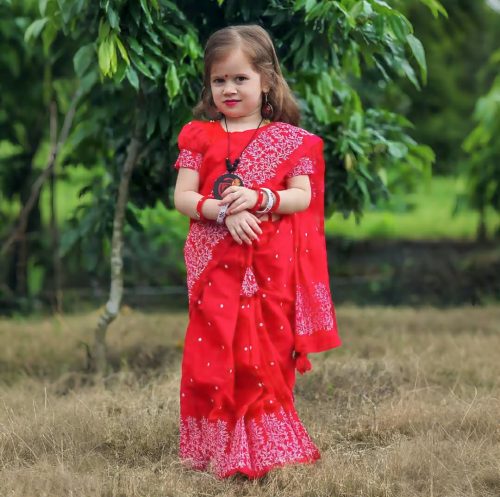 Baby Readymade Saree (Hand Make)