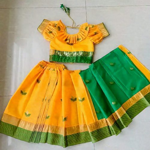 Baby Katan Ready Saree (Hand Make) - Image 7