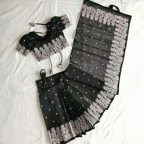 Baby Readymade Saree (Hand Make) - Image 7