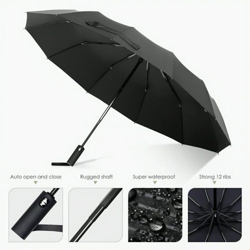 BMW Umbrella 12 Shik Auto Open Close Umbrella - Image 4