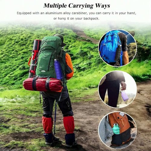 Folding Portable Silicone Water Bottle For Camping Outdoor Travel - Image 8