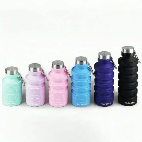 Folding Portable Silicone Water Bottle For Camping Outdoor Travel - Image 7