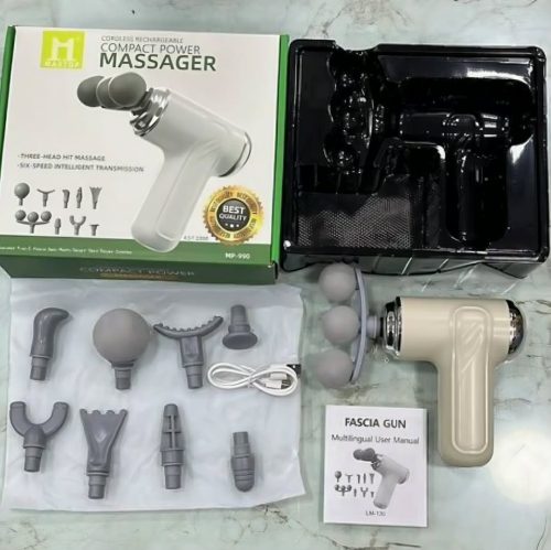 9 Head Deep Tissue Facial Massage Gun - Image 6