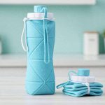 Silicone Foldable Water Bottle- 600 ML