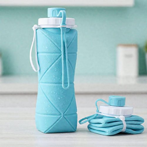 Silicone Foldable Water Bottle- 600 ML