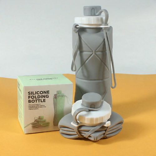 Silicone Foldable Water Bottle- 600 ML - Image 4
