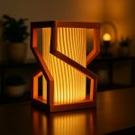 Modern Copper LED Lamp