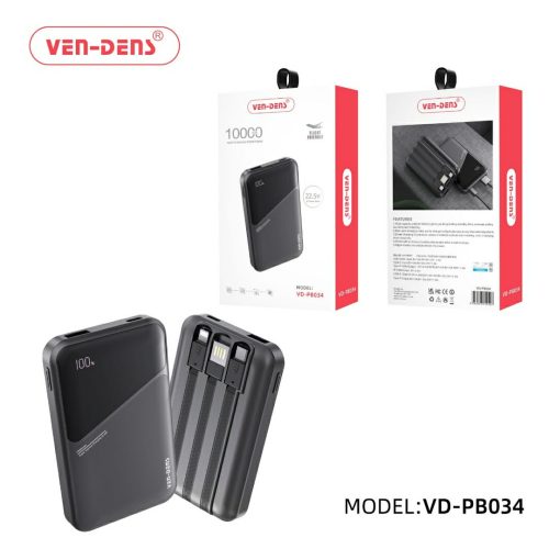 Ven-Dens VD-PB058 10000mAh 22.5W Power Bank - Image 9