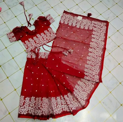 Baby Readymade Saree (Hand Make) - Image 6