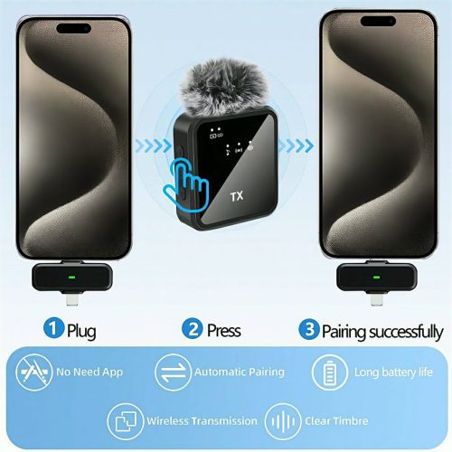 F15-2 Wireless 2 in 1 Microphone - Image 3
