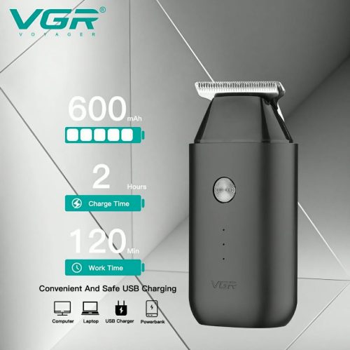 VGR V-932 Portable Trimmer for Men (Black) - Image 5