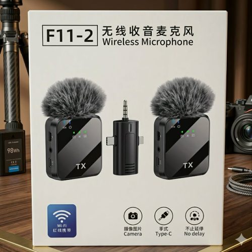 F11-2 Wireless Mic for YouTubers - Image 6
