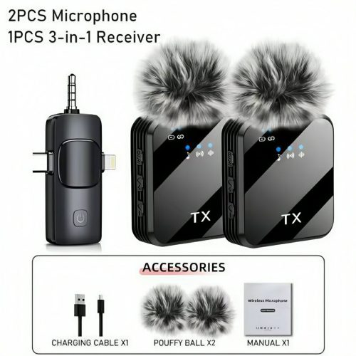 F11-2 Wireless Mic for YouTubers - Image 2