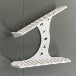 Adjustable Wall Mounted Shoe Display