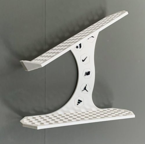 Adjustable Wall Mounted Shoe Display